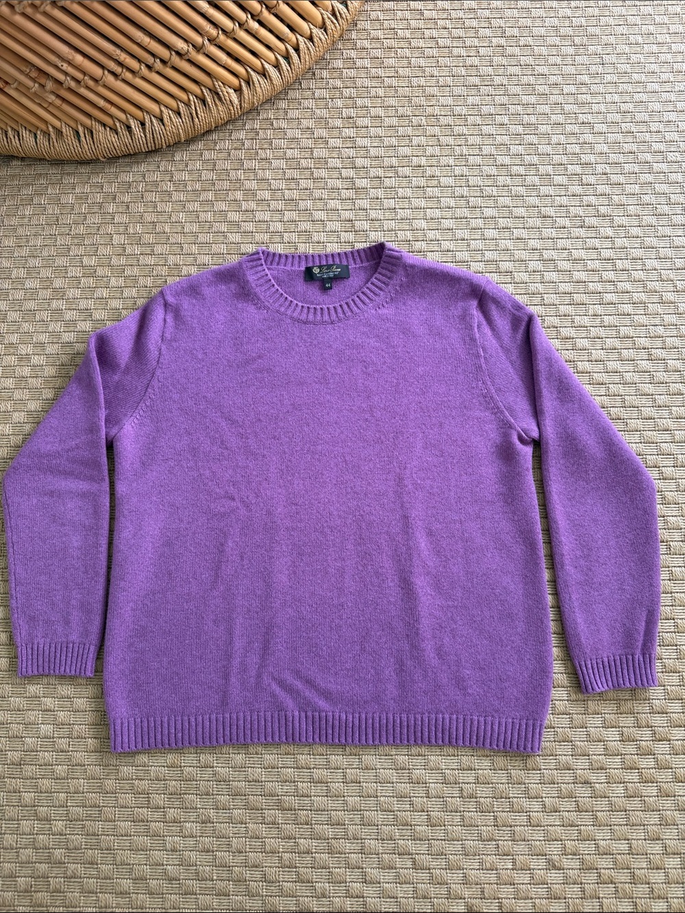 Loro Piana Crewneck Cashmere Sweater 44